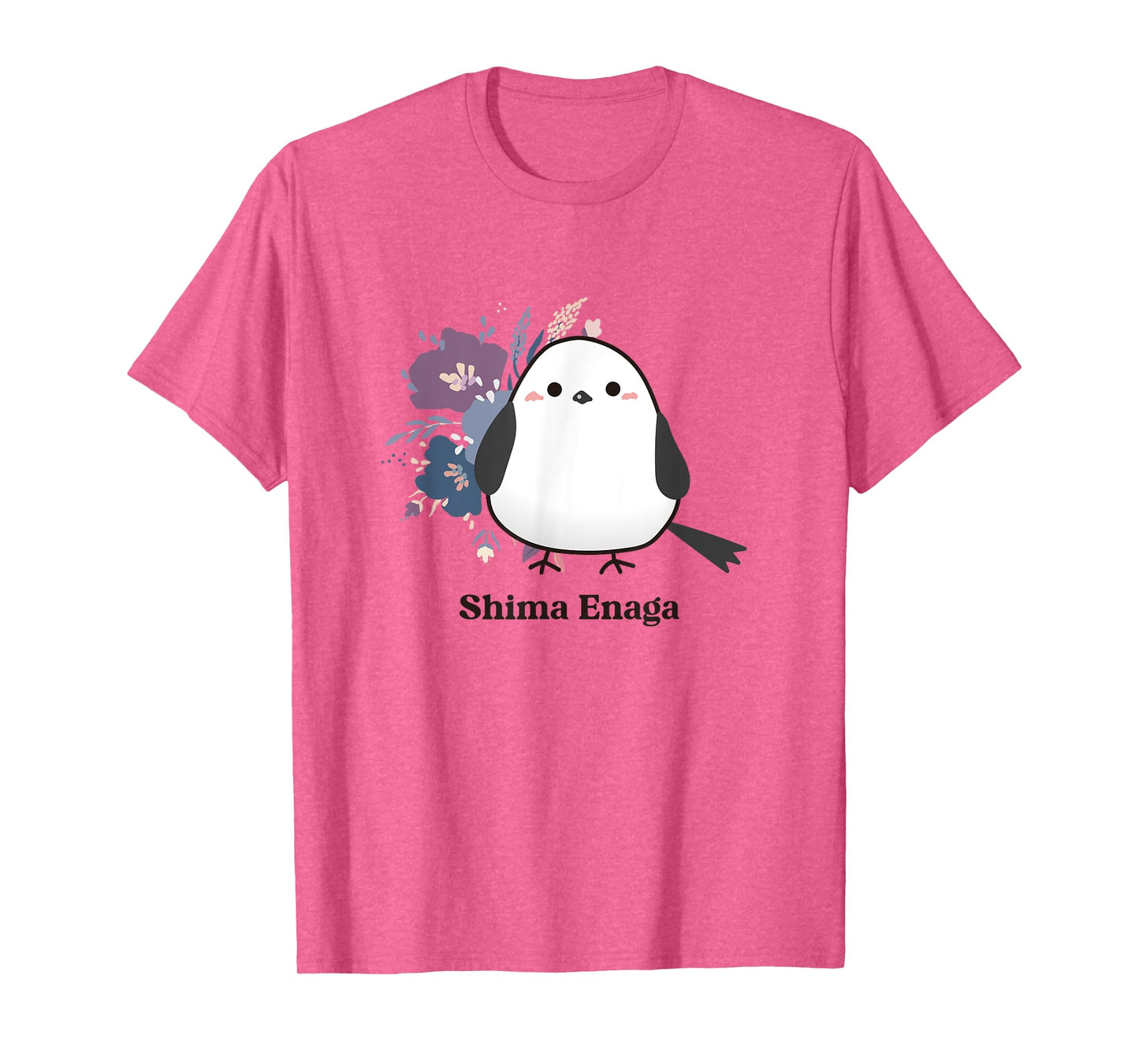 Shima Enaga Bird flower Wild Bird Japan Hokkaido Snow Fairy T-Shirt
