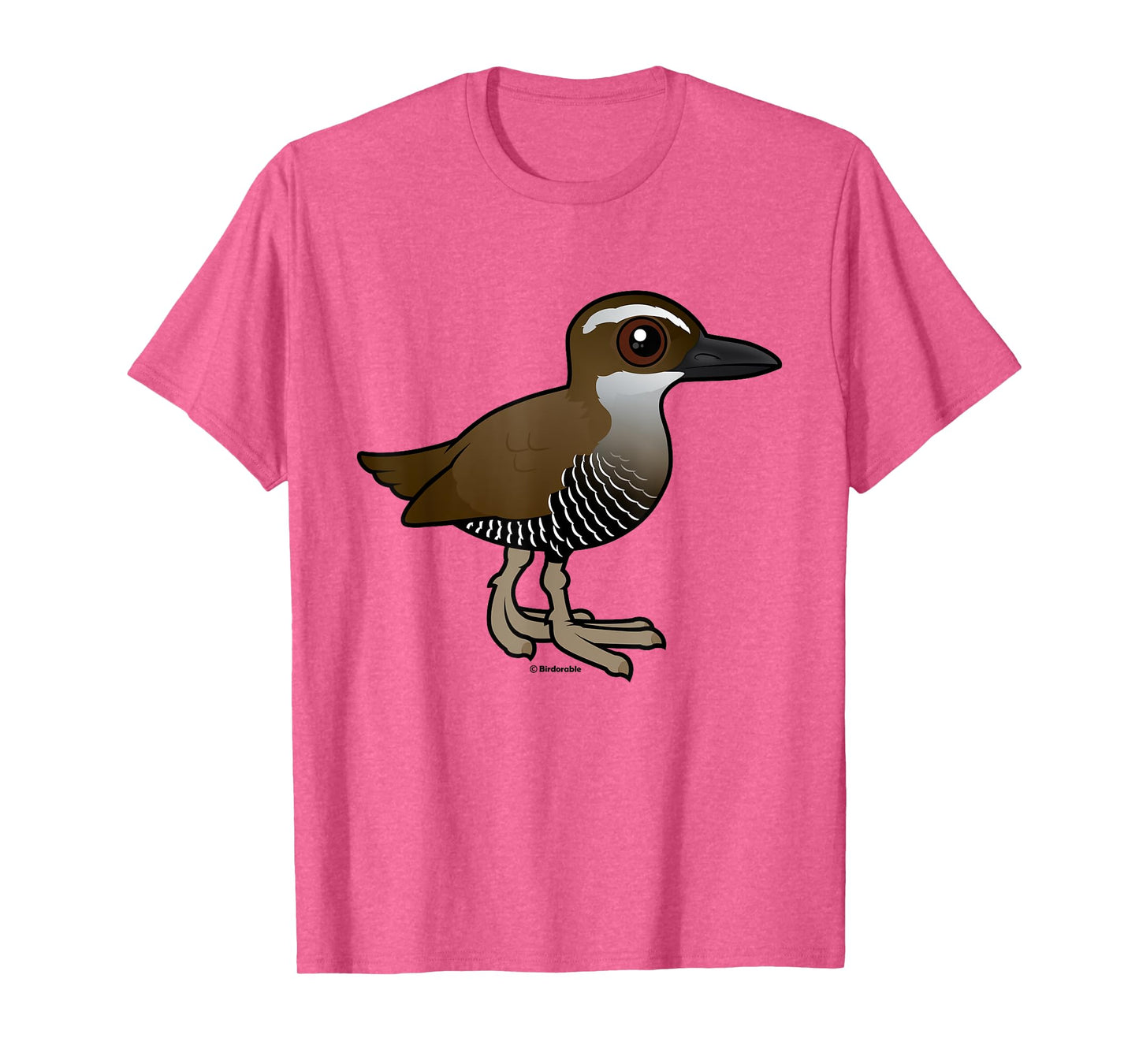 Cute Cartoon Guam Rail | Rare Endangered Bird Awareness T-Shirt