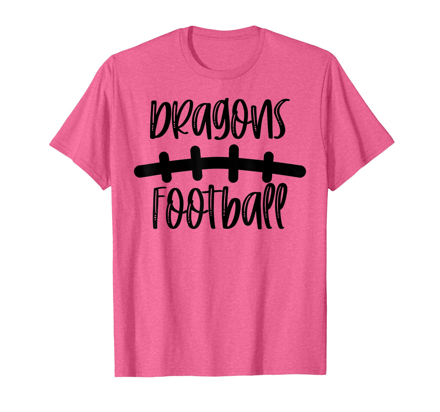 Dragons Football School Spirit Team Mascot Game Night T-Shirt