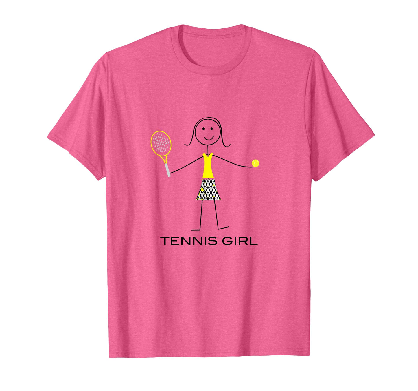 Funny Tennis Design Women, Girl Tennis Player T-Shirt
