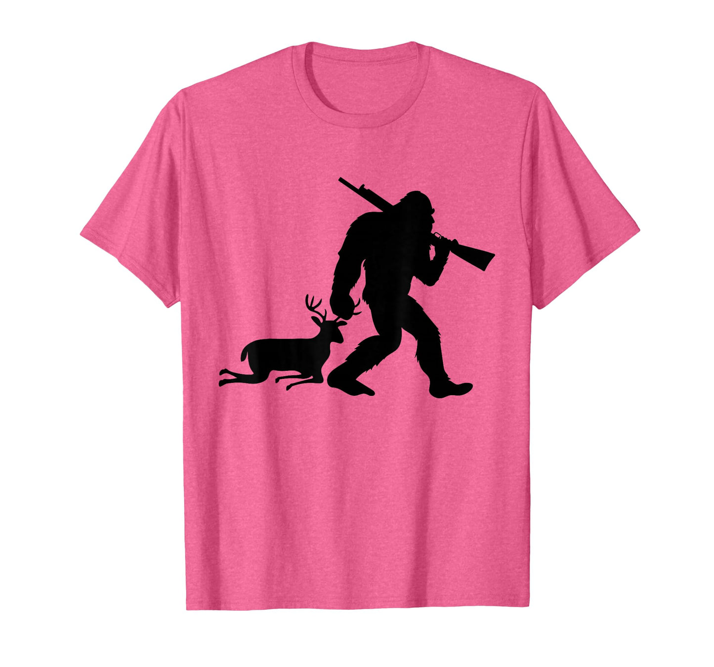 Funny Bigfoot Deer Hunting Sasquatch Dad Men Wildlife Hunter T-Shirt