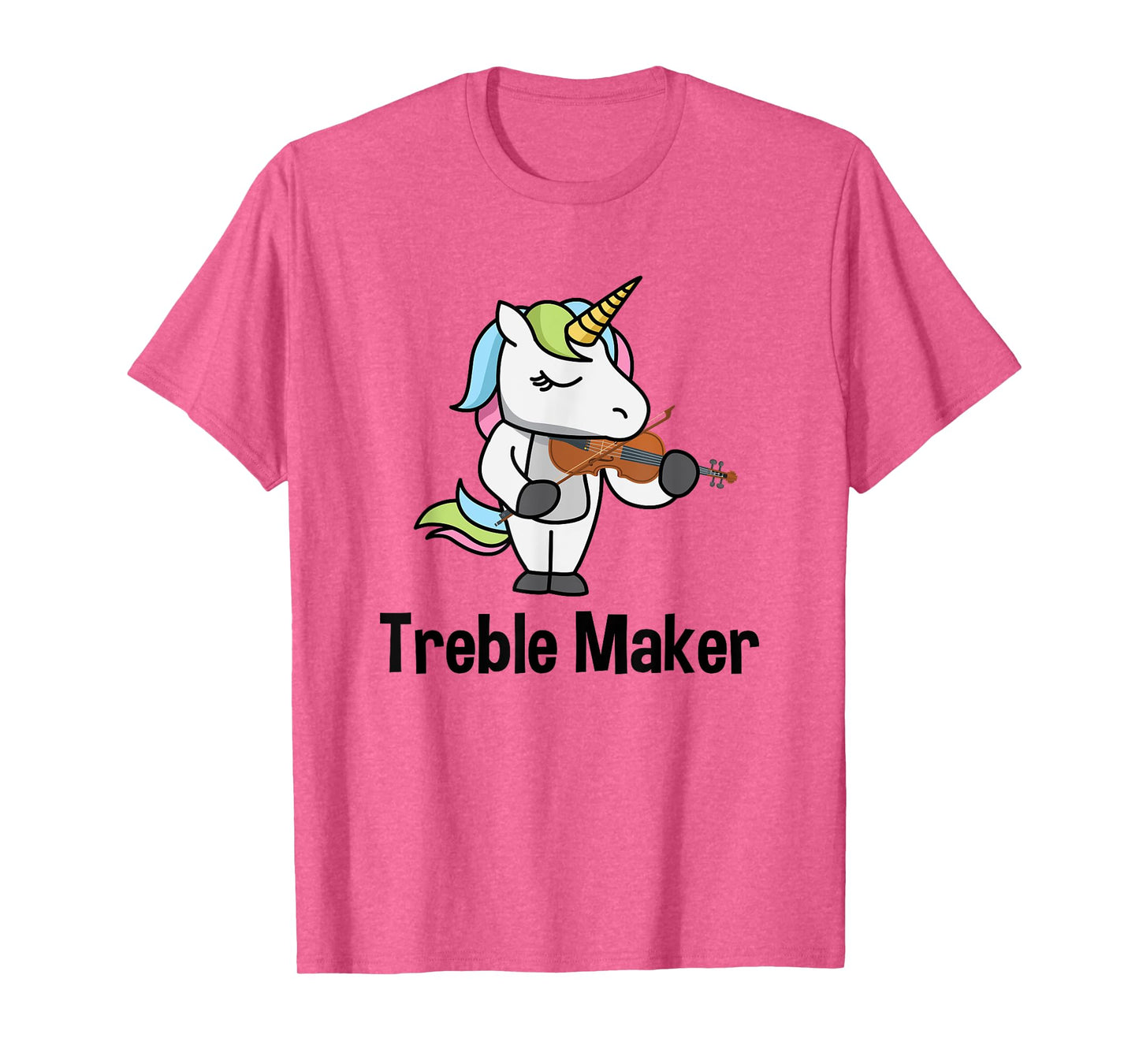 Violin Shirt for Girls - Treble Maker Unicorn Violinist T-Shirt