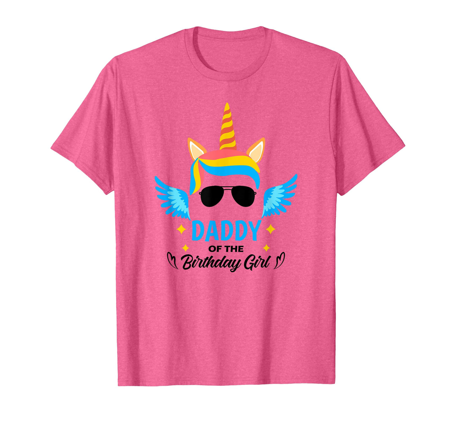 Daddy of The Birthday for Girl Father Unicorn First Birthday T-Shirt