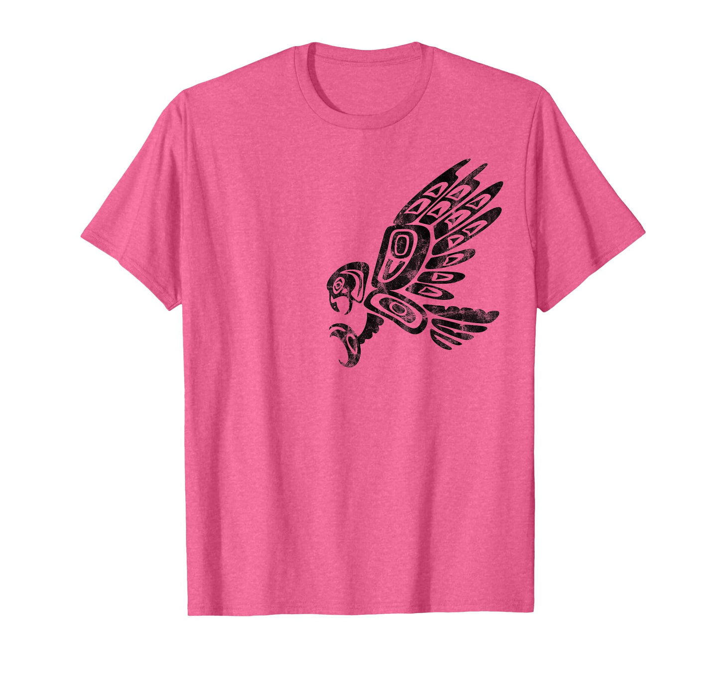 Falcon Abstract Haida Art Pacific Northwest Coast Bird T-Shirt