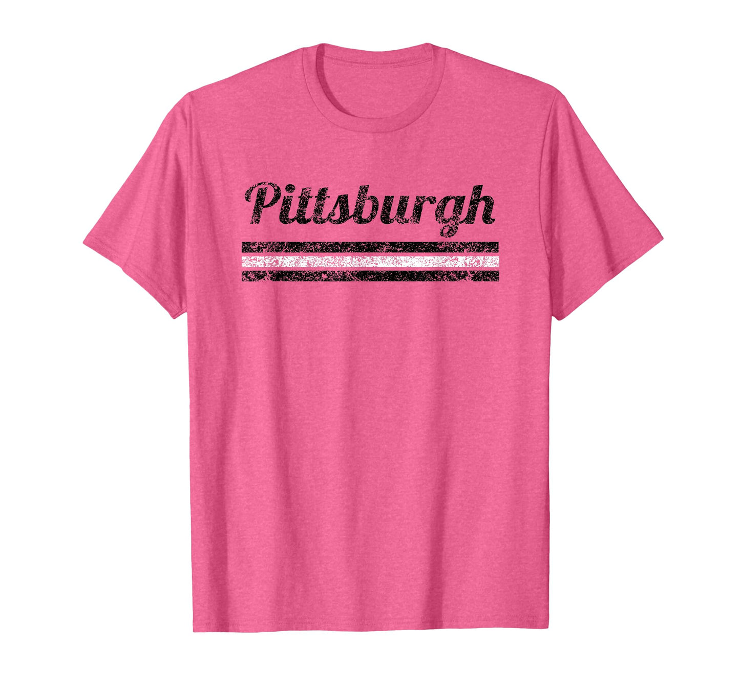 Pittsburgh Pennsylvania Retro Vintage Weathered Throwback T-Shirt