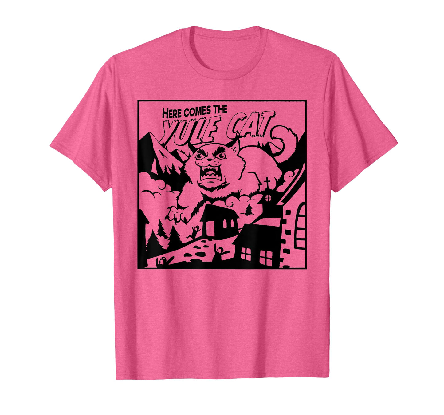 Yule Cat T-Shirt for Men Women