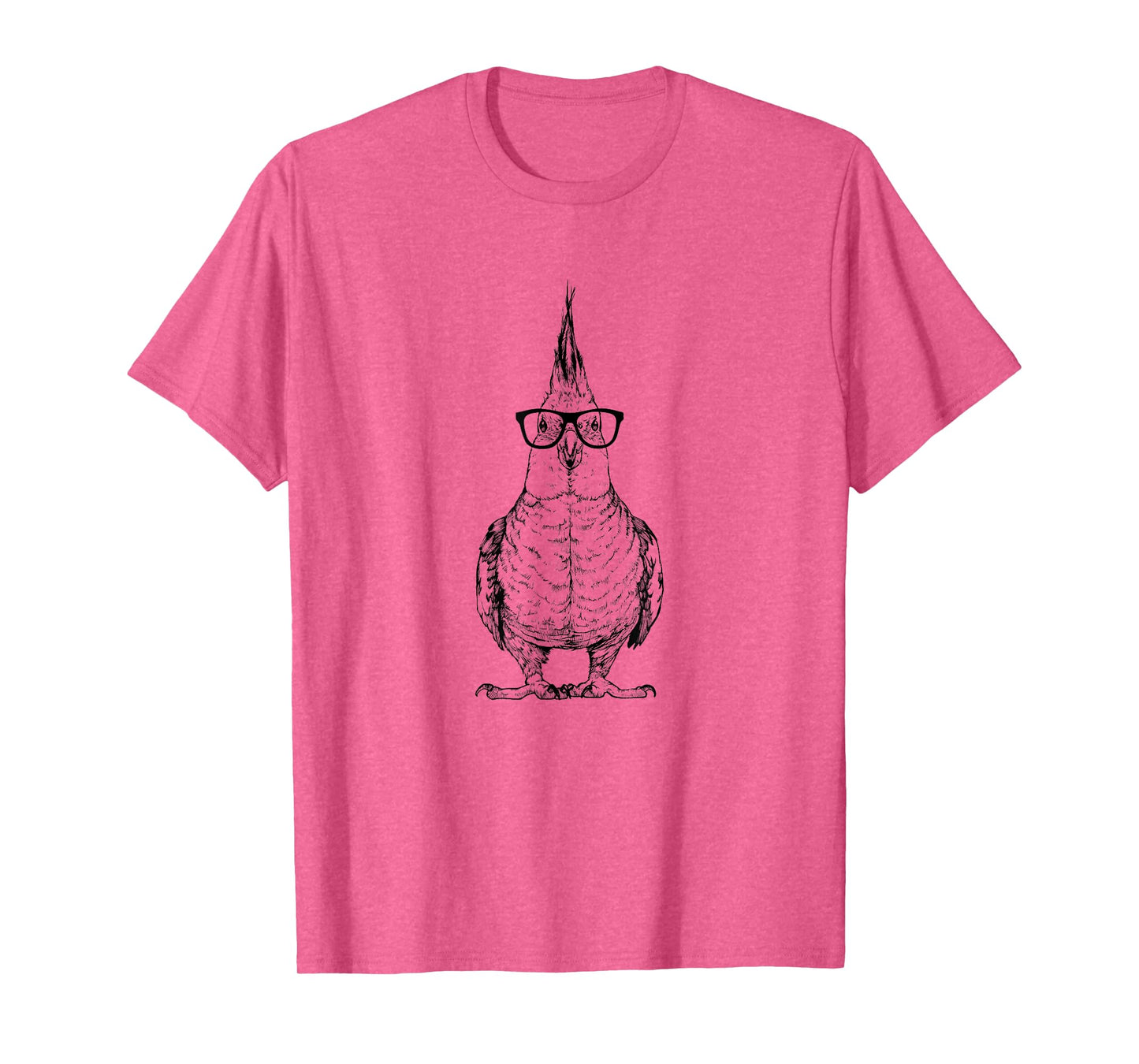 The Pawster Cockatiel Nerdy Glasses Cockatoo Bird T-Shirt