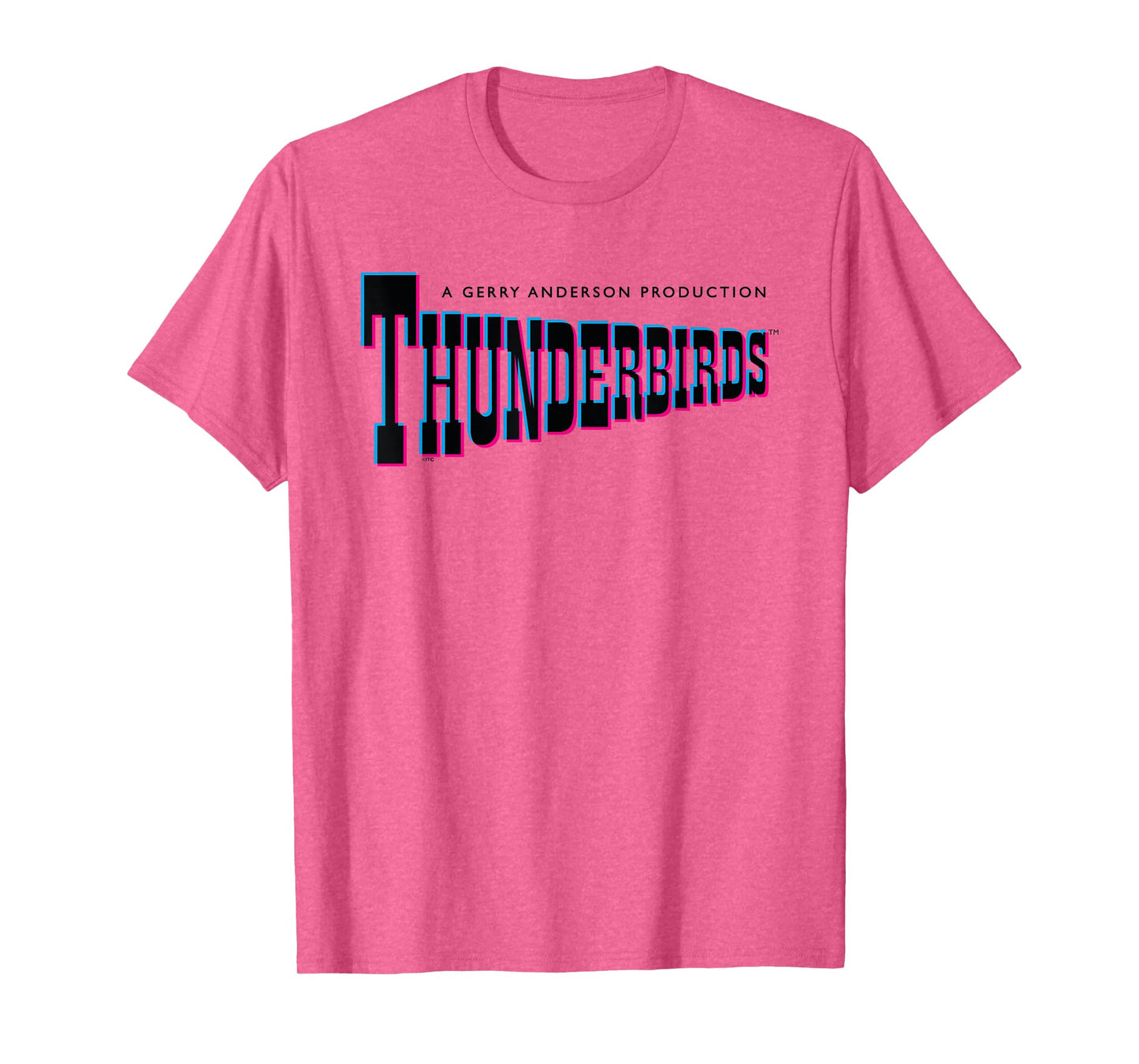 Thunderbirds 3D Style Classic Text Logo T-Shirt