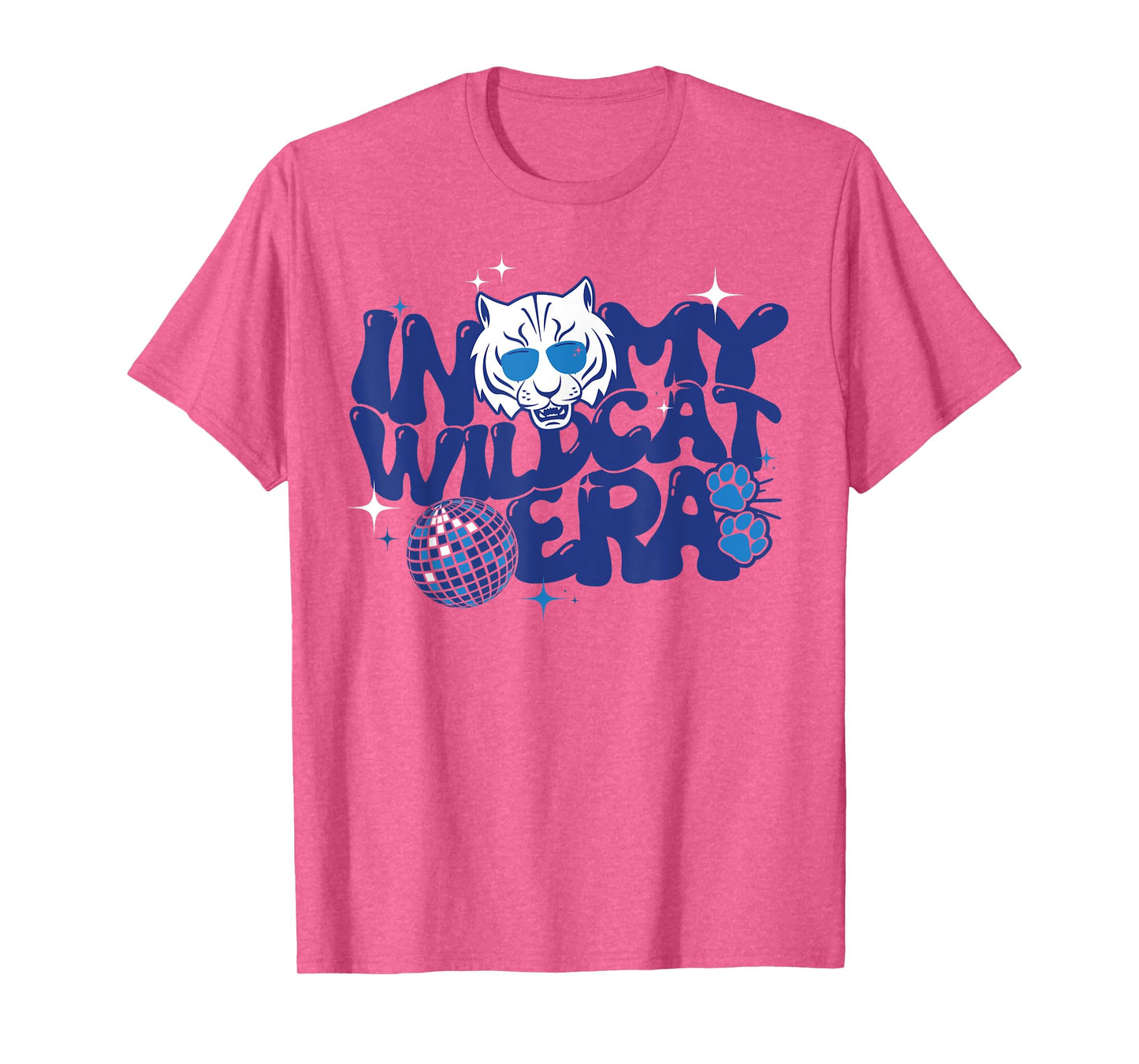 In My Wildcat Era Groovy School Spirit Mascot T-Shirt