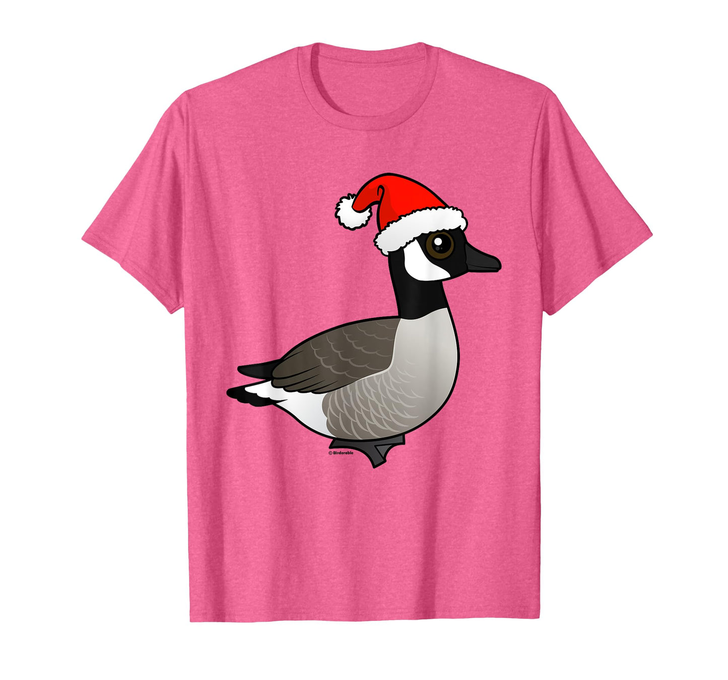 Funny Cute Cartoon Santa Canada Goose Christmas Gift Idea T-Shirt