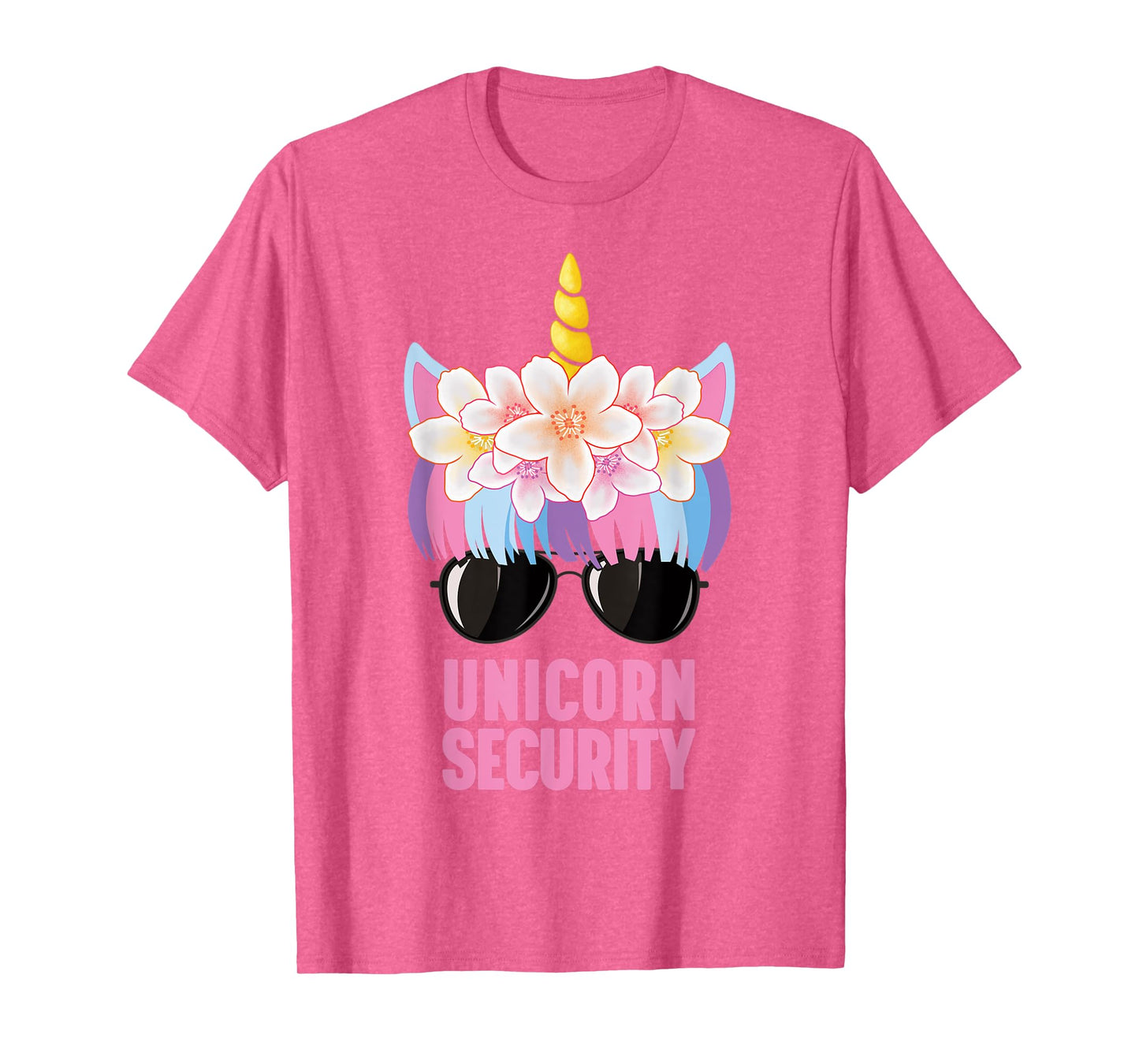 Cute Unicorn Security T-Shirt