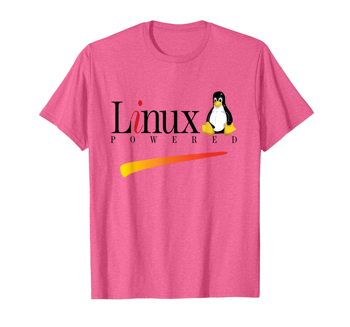 Linux Os T-Shirt Powered by Linux Tux Penguin Tee-Shirt T-Shirt