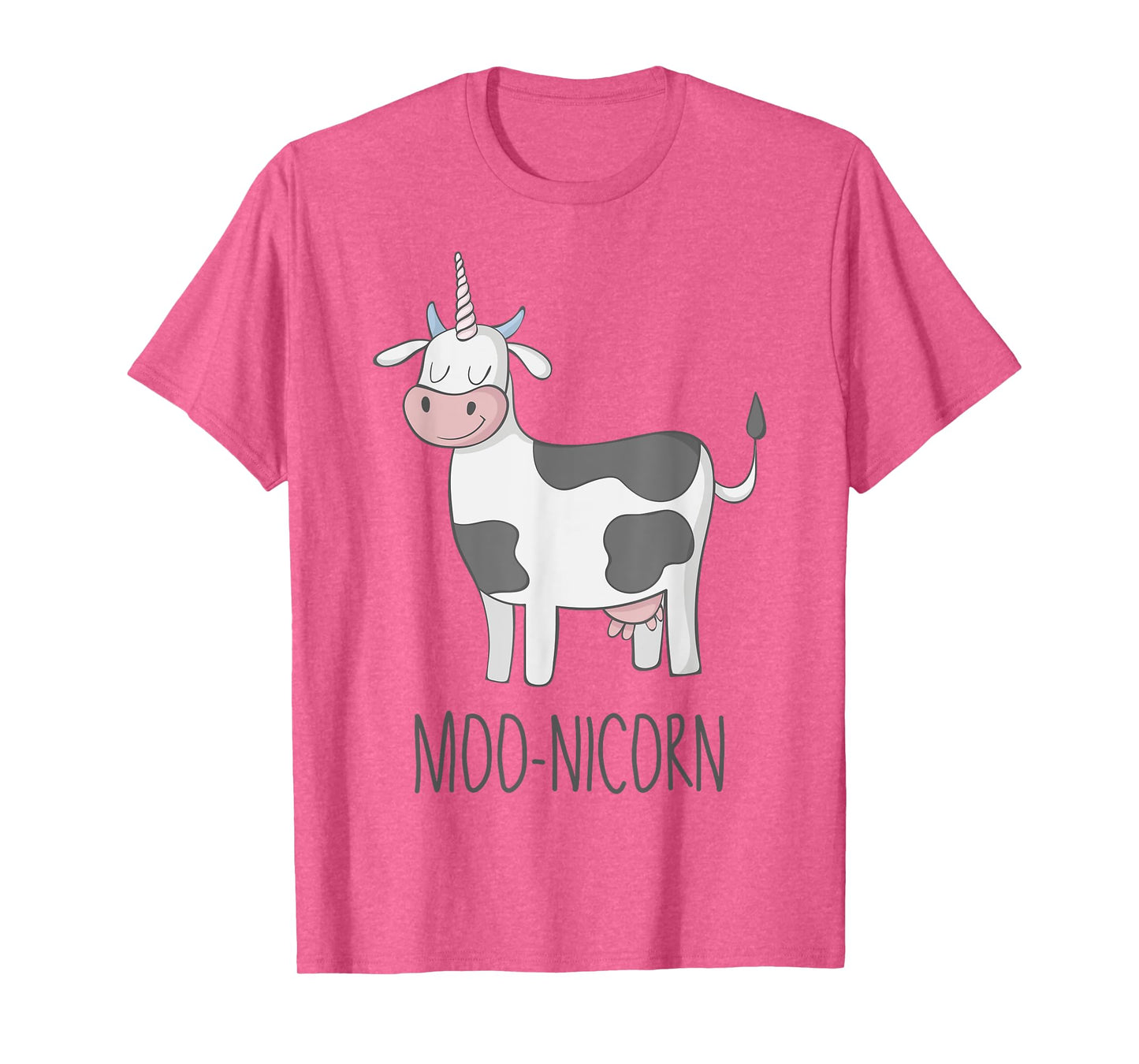 Moonicorn Funny Cow Unicorn T Shirt for Kids and Adults T-Shirt