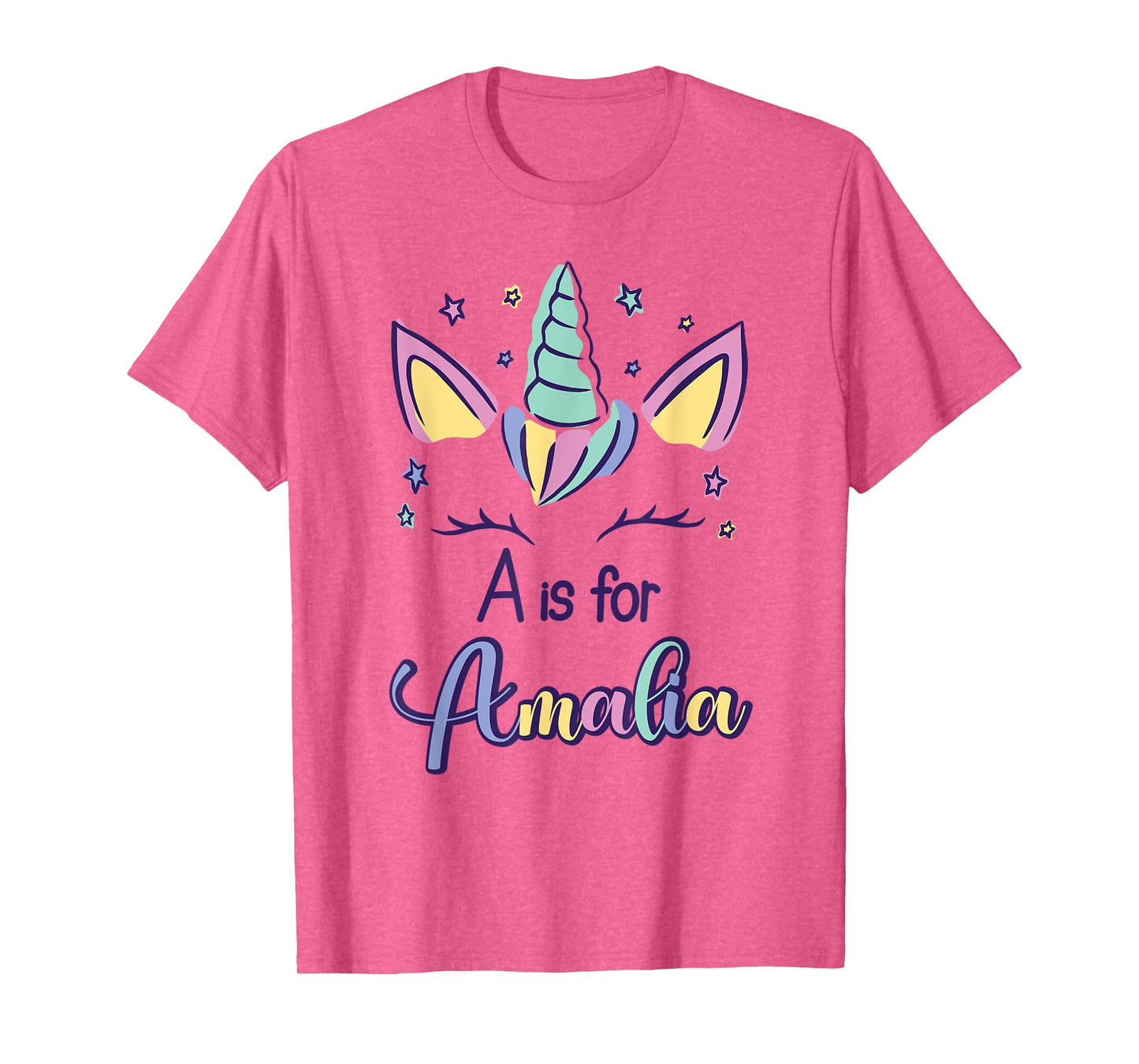 First Name Amalia Personalized A Is For Amalia T-Shirt