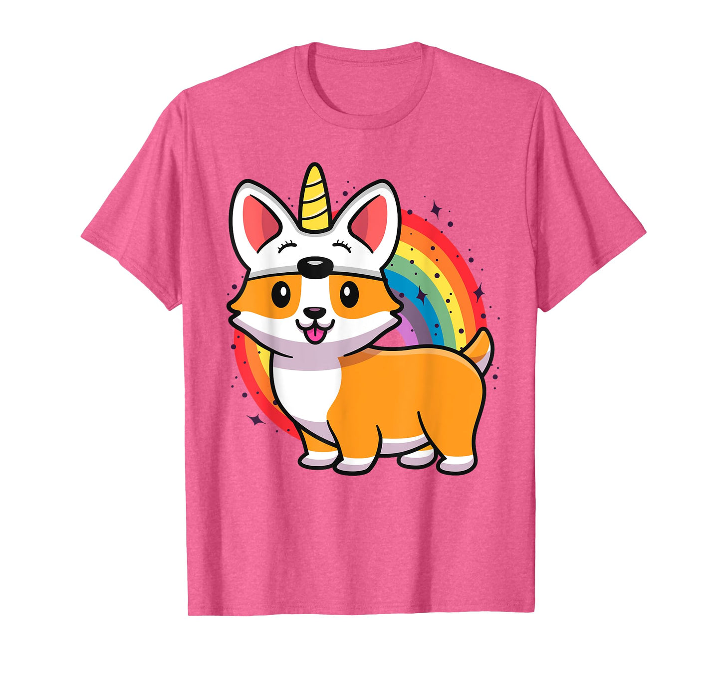 Corgicorn Unicorn Corgi For Kids Funny Rainbow Corgi T-Shirt