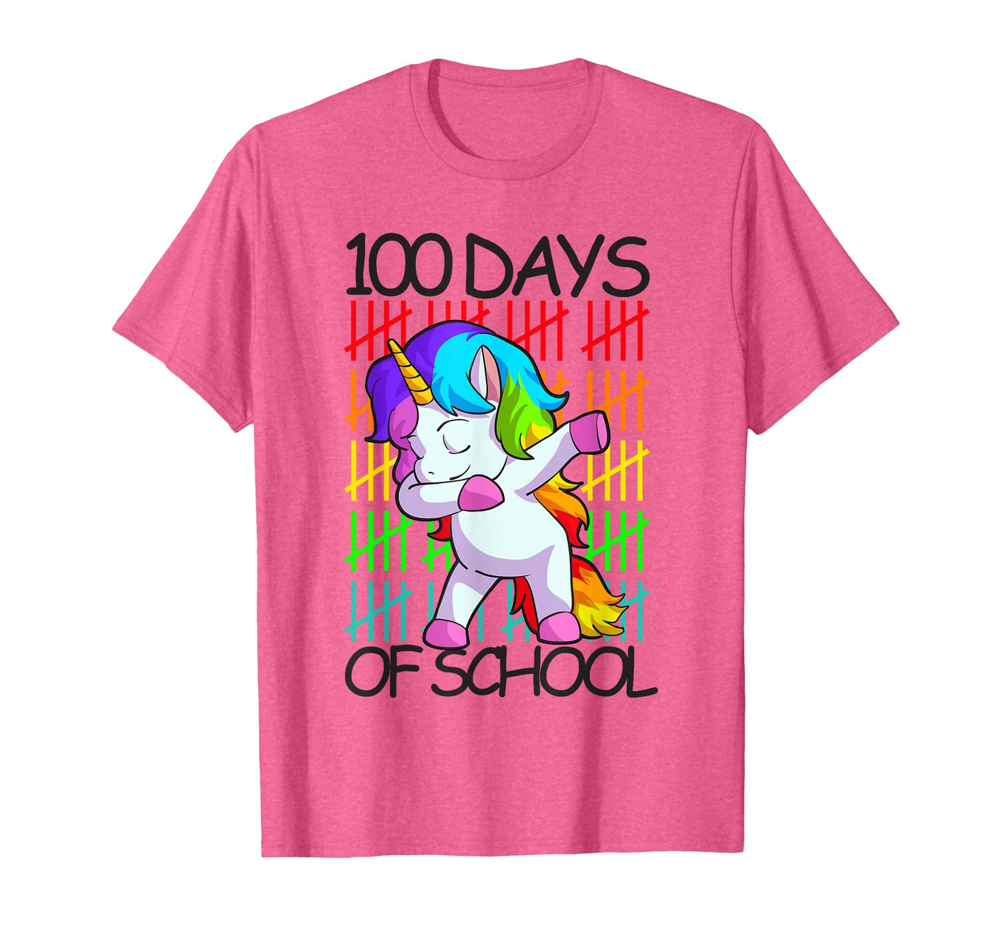 Happy 100 Days Of School Shirt Girls Unicorn Lover Gift T-Shirt