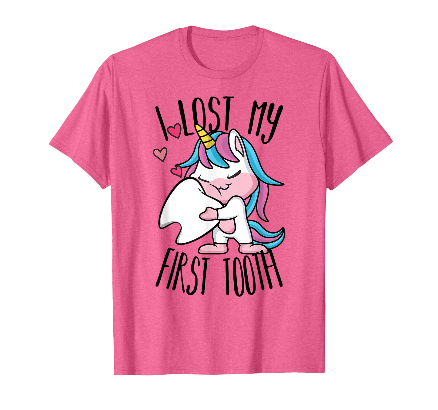 Funny Tooth Fairy - Cute Unicorn I Lost My First Tooth T-Shirt