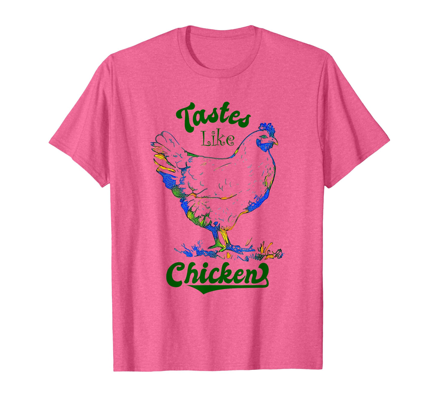 Tastes Like Chicken Vintage Retro Chicken Sign T-Shirt
