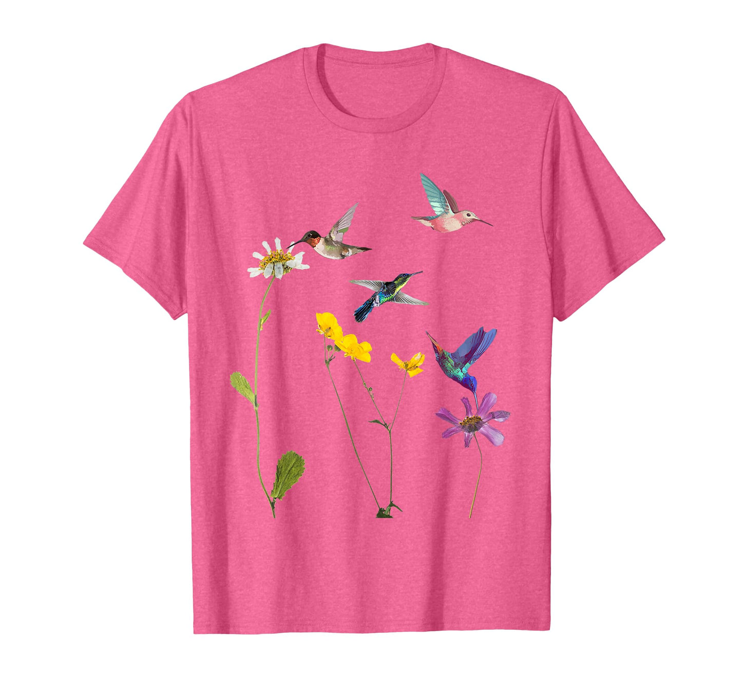 Hummingbird and Flowers tshirt T-Shirt