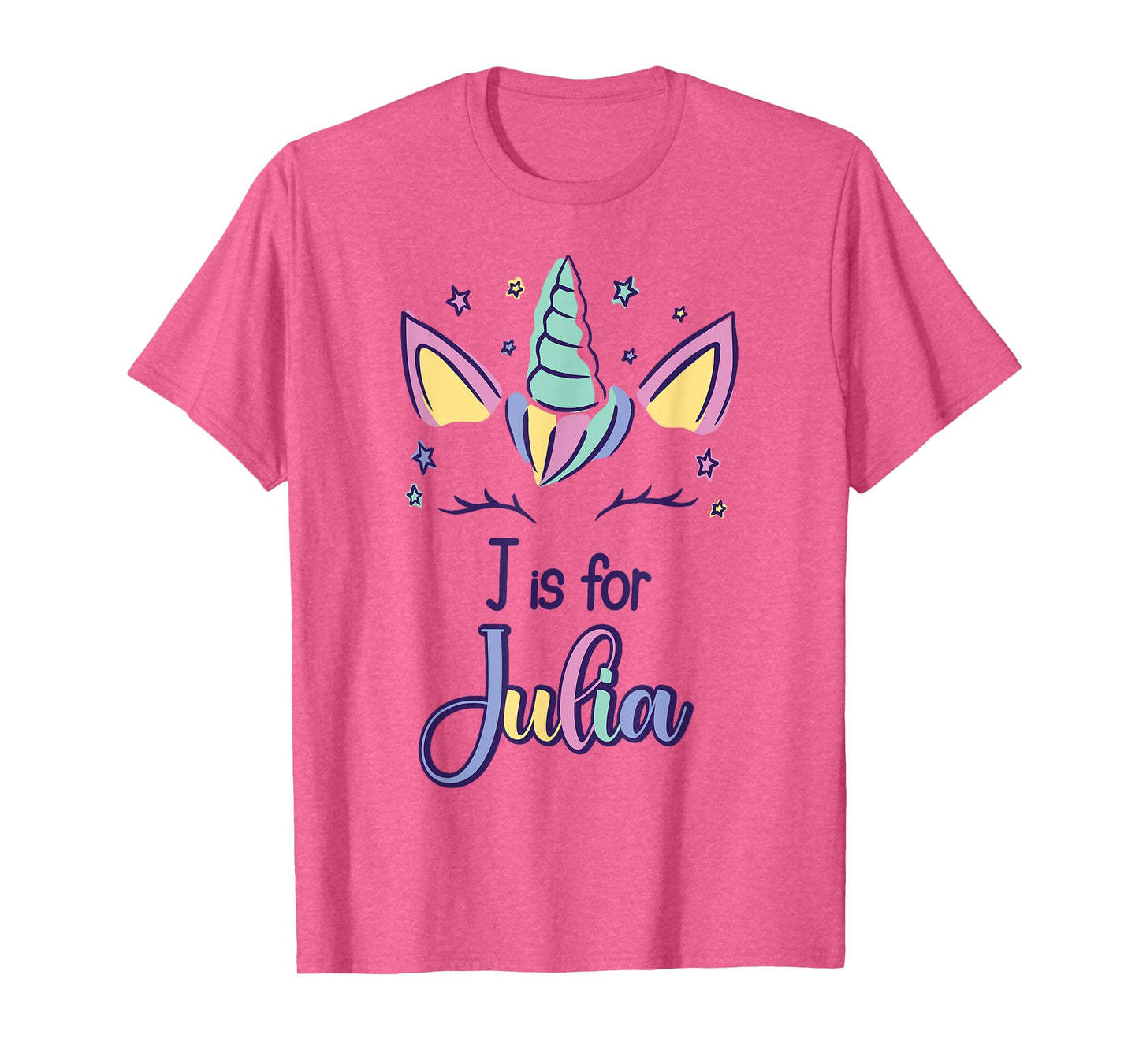 First Name Julia Personalized J Is For Julia T-Shirt