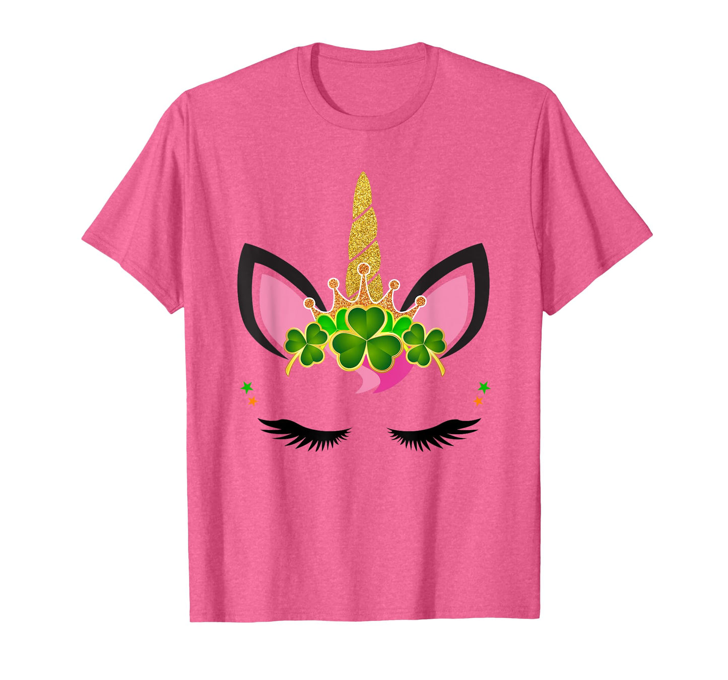 Unicorn Clover Leaf Unicorn Girl St Patricks Day T-Shirt