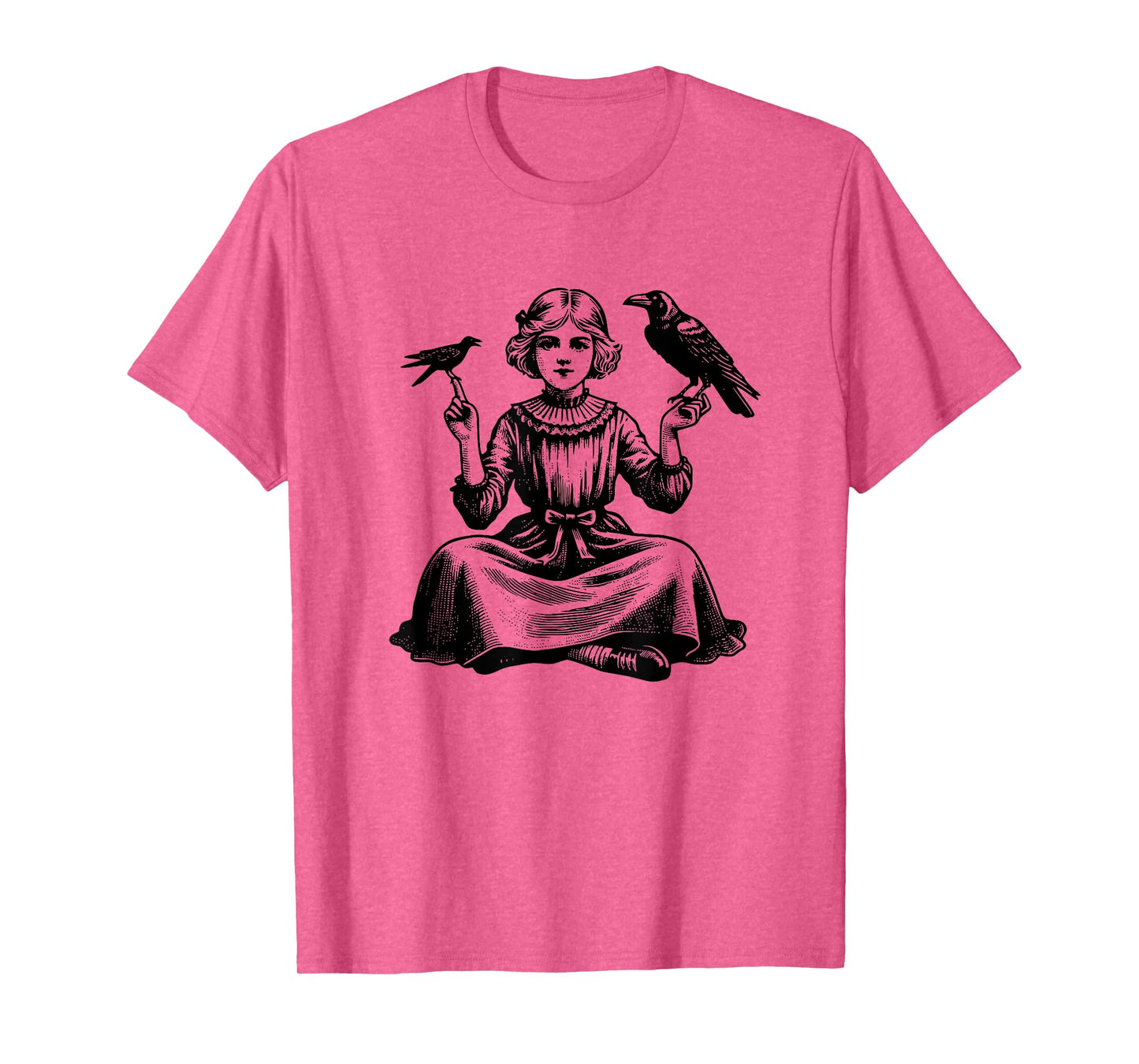 Vintage Crow, Vintage Raven Design for Crow and Raven Lovers T-Shirt