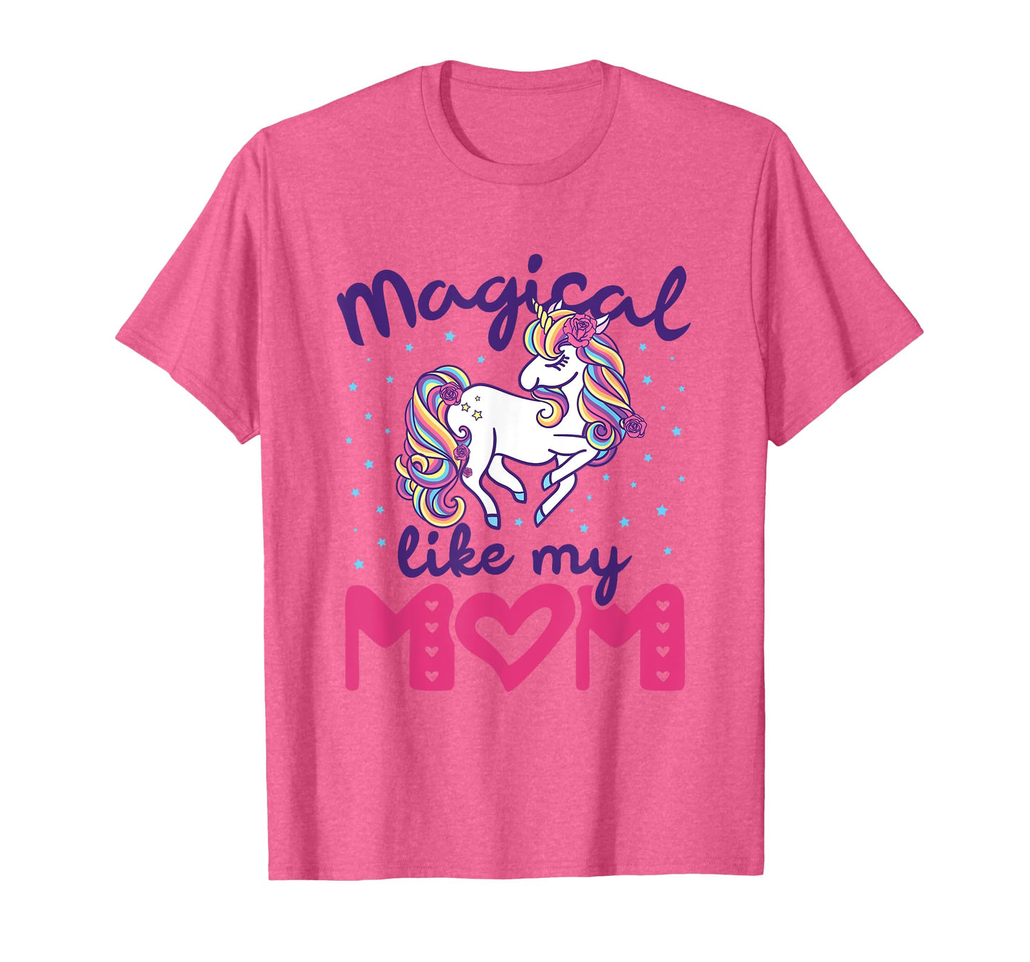 Magical Like My Mom Unicorn Girls Toddler Daughter Cute T-Shirt