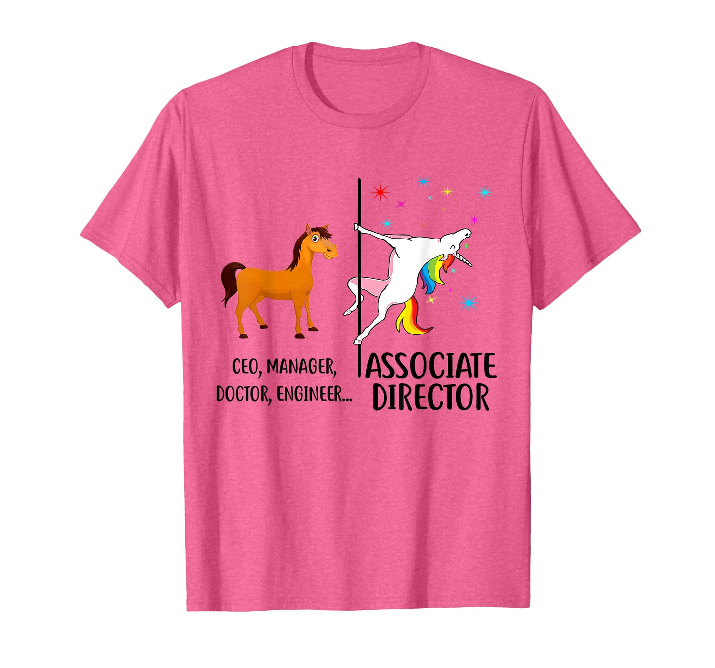 Unicorn Associate Director T-shirt Funny Job Title T-Shirt