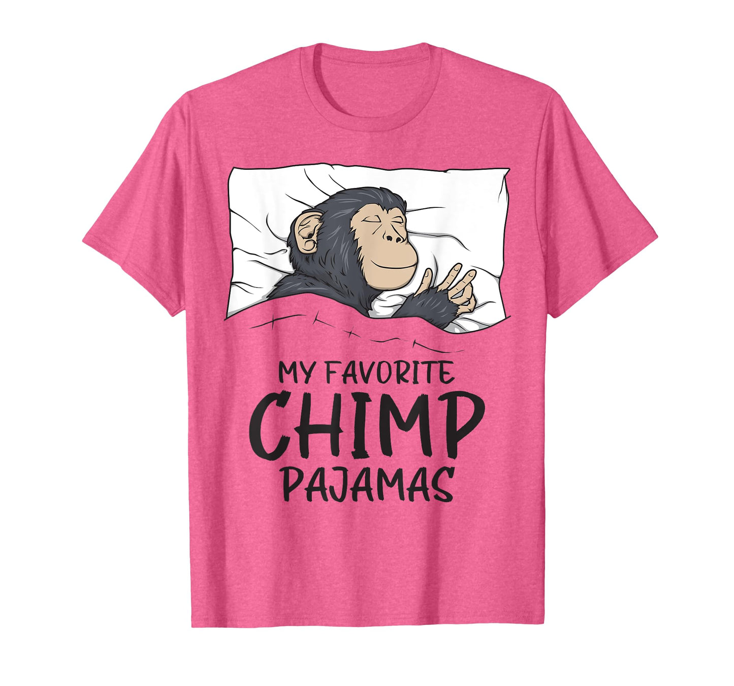 Favorite Chimp Pajamas, Napping Monkey Pajama T-Shirt