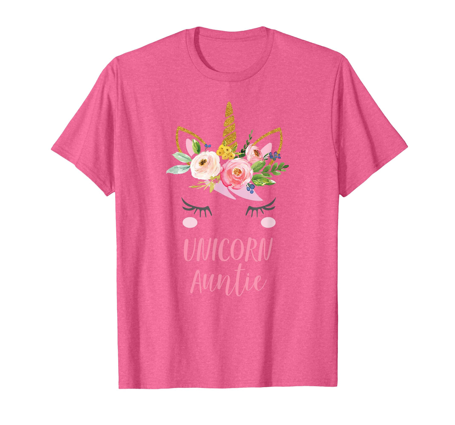 Cute Unicorn Aunt Shirt, Boho Auntie Unicorn Gift T-Shirt