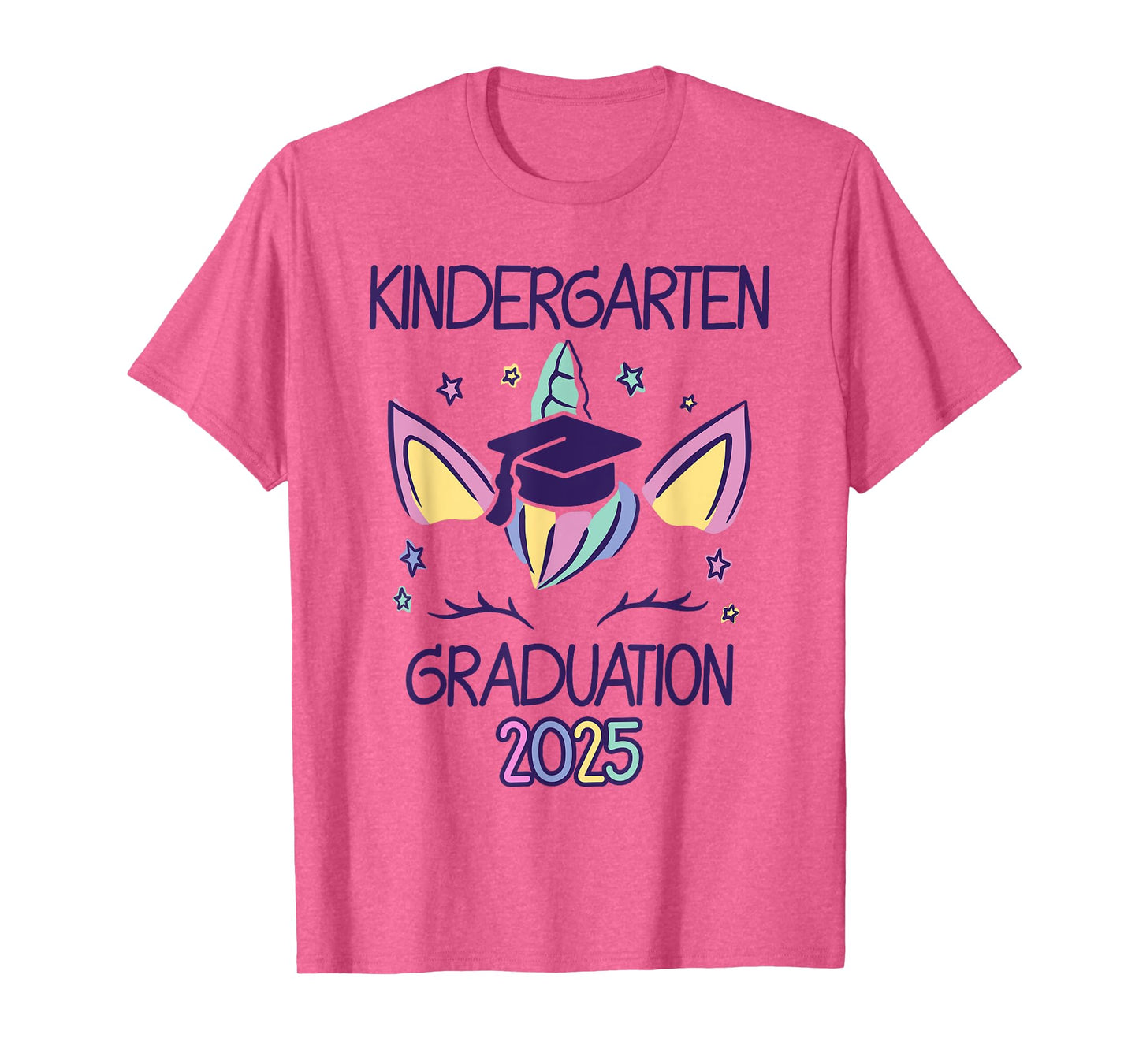Kindergarten Graduation 2025 Unicorn Kindergarten Grad T-Shirt