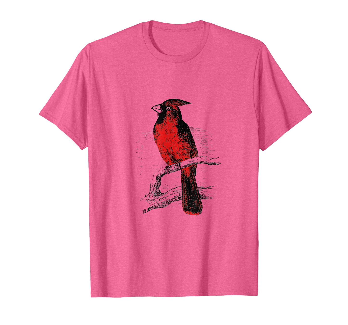 Red Cardinal Bird love bird watching Vintage T-Shirt