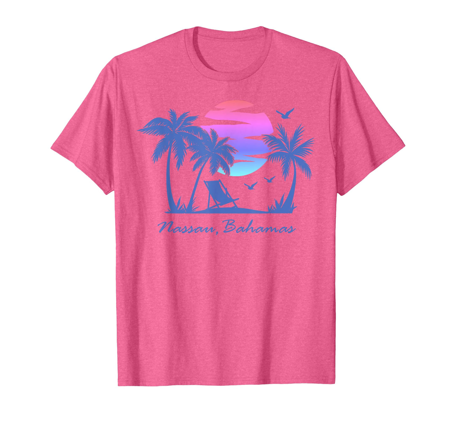 NASSAU BAHAMAS Beach Vacation Spring Break Honeymoon Retro T-Shirt