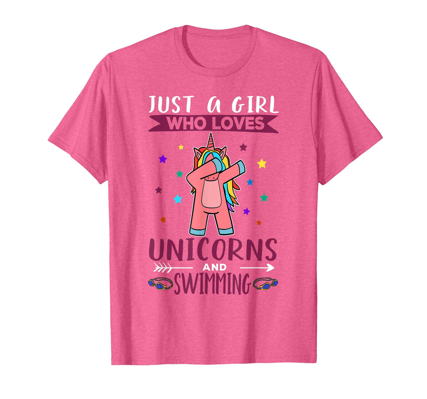 Just A Girl Who Loves Unicorns And Swimming Unicorn T-Shirt