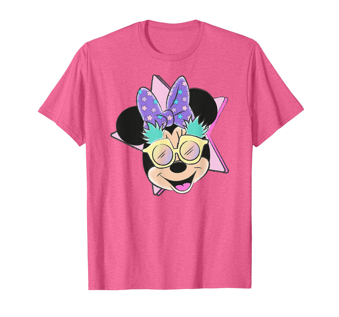 Minnie Mouse - Summer Pineapple Sunglasses With Stars T-Shirt