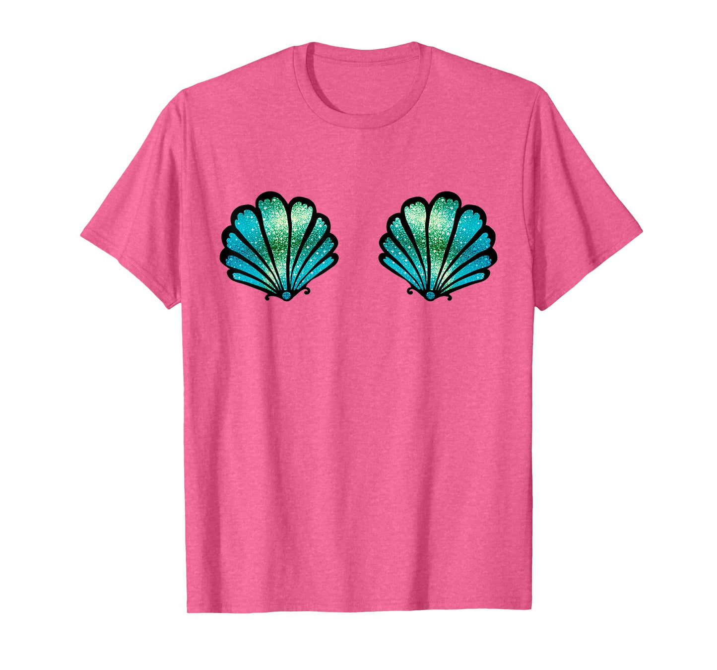 Mermaid, Seashell, Sea, Shell, Bikini, Carnival, Halloween, T-Shirt