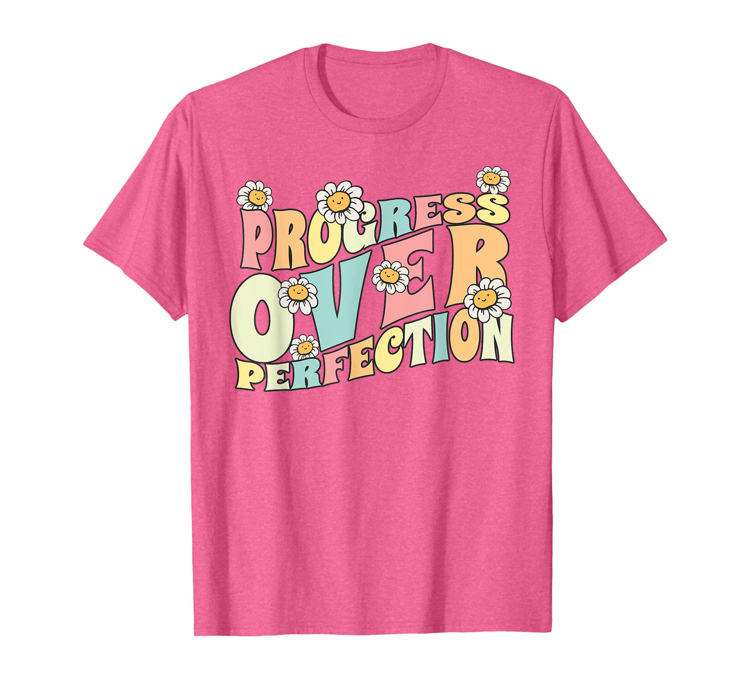 Progress Over Perfection Back to School Teacher and Kids T-Shirt