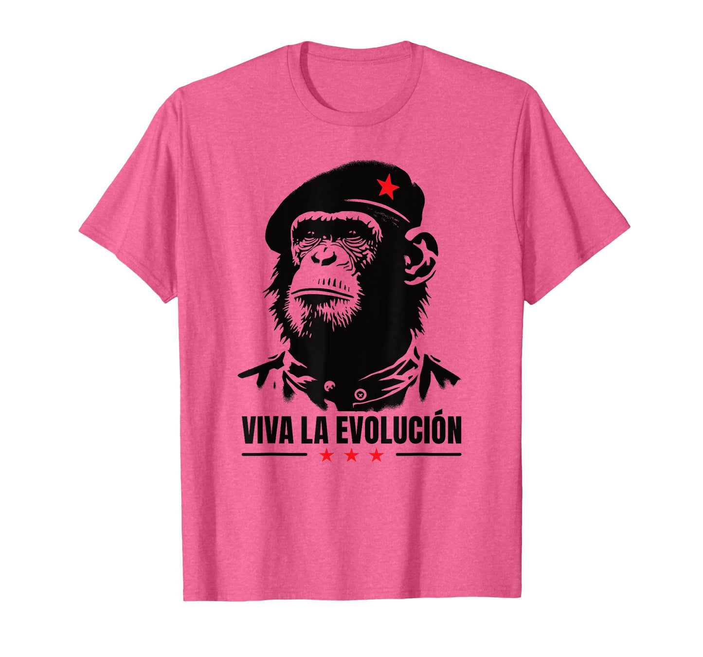 Viva La Evolucion Revolutionary Chimp Funny Monkey Che T-Shirt