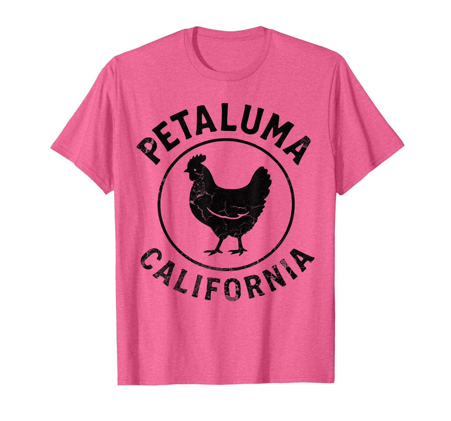 Petaluma California Chicken Vintage Farm Sonoma County Dark T-Shirt