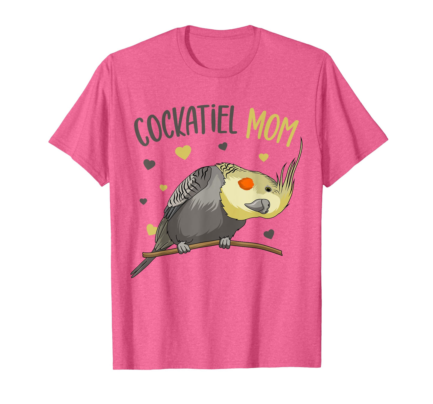 Cockatiel Mom Funny Bird Lover Women T-Shirt