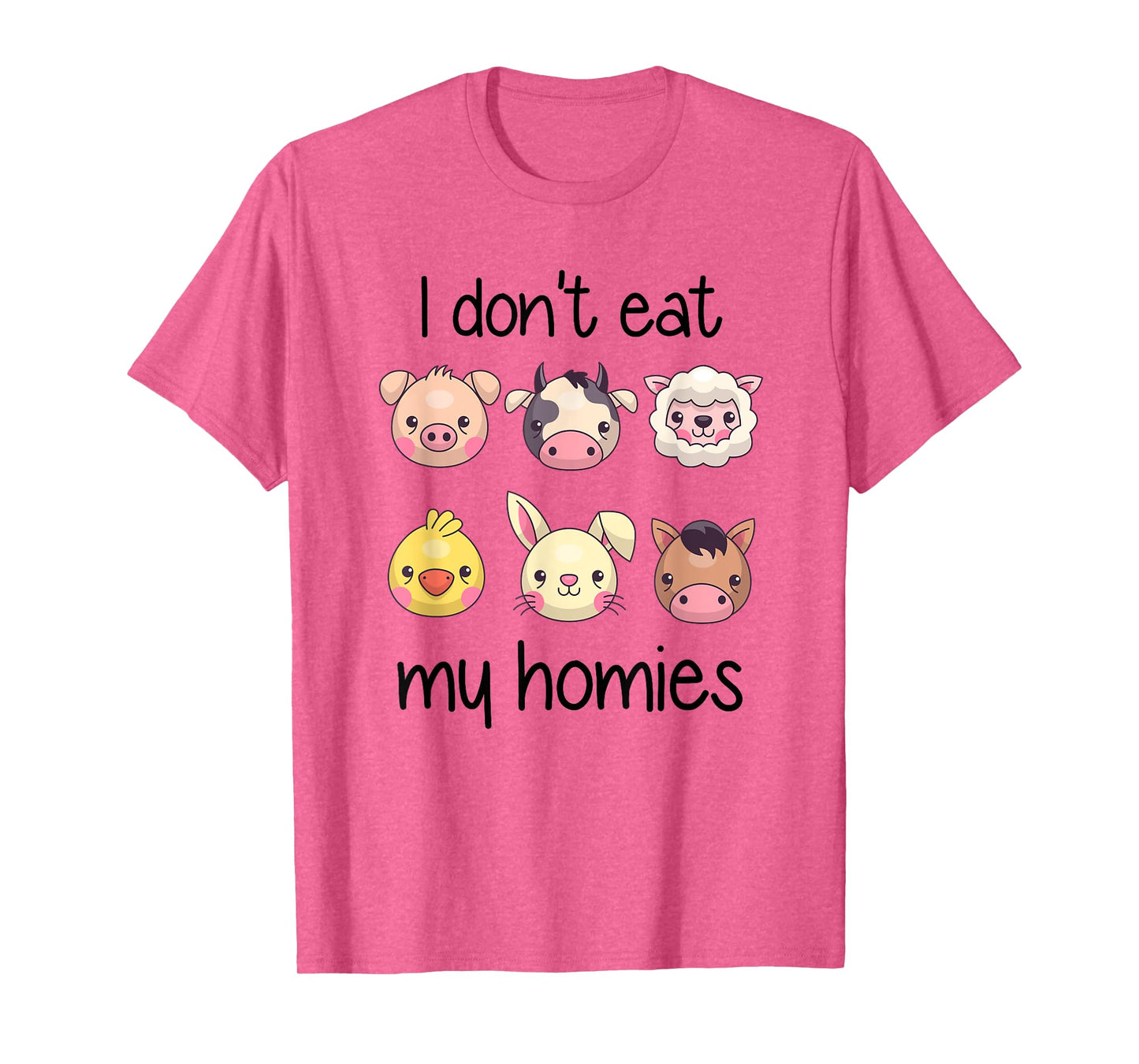 I Don't Eat My Homies Vegan Shirt Kids Toddler Boys Girls T-Shirt