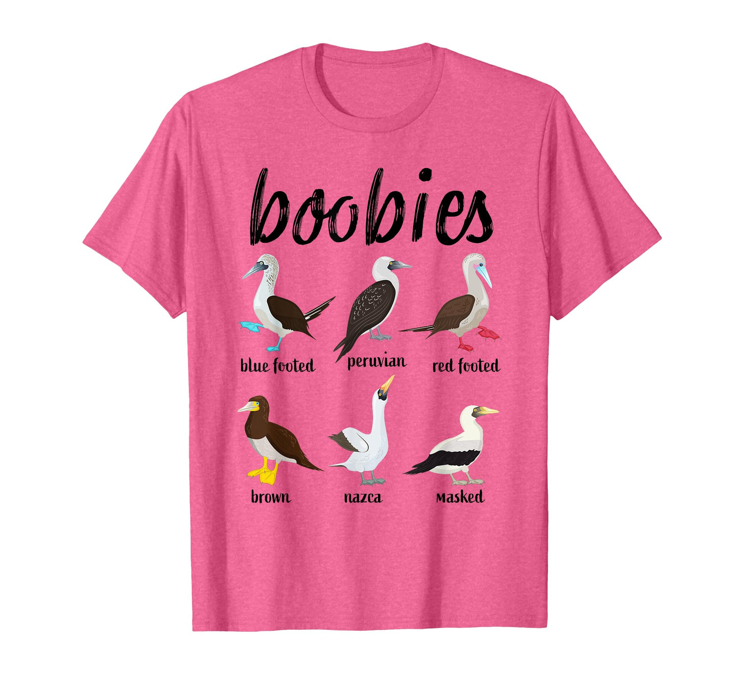 Booby Birds Funny Boobies Funny Fathers Day Mens T-Shirt