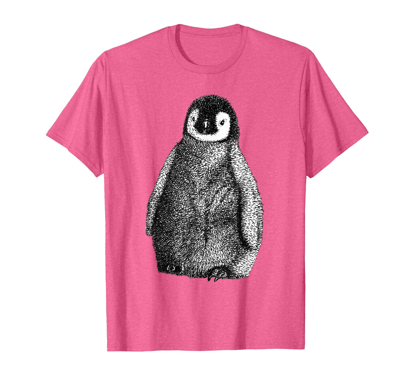 Cute Baby Emperor Penguin Illustration T-Shirt
