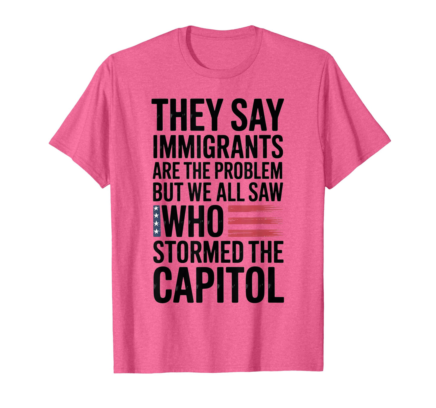 They Say Immigrants Are The Problem But We All Saw Stormed T-Shirt