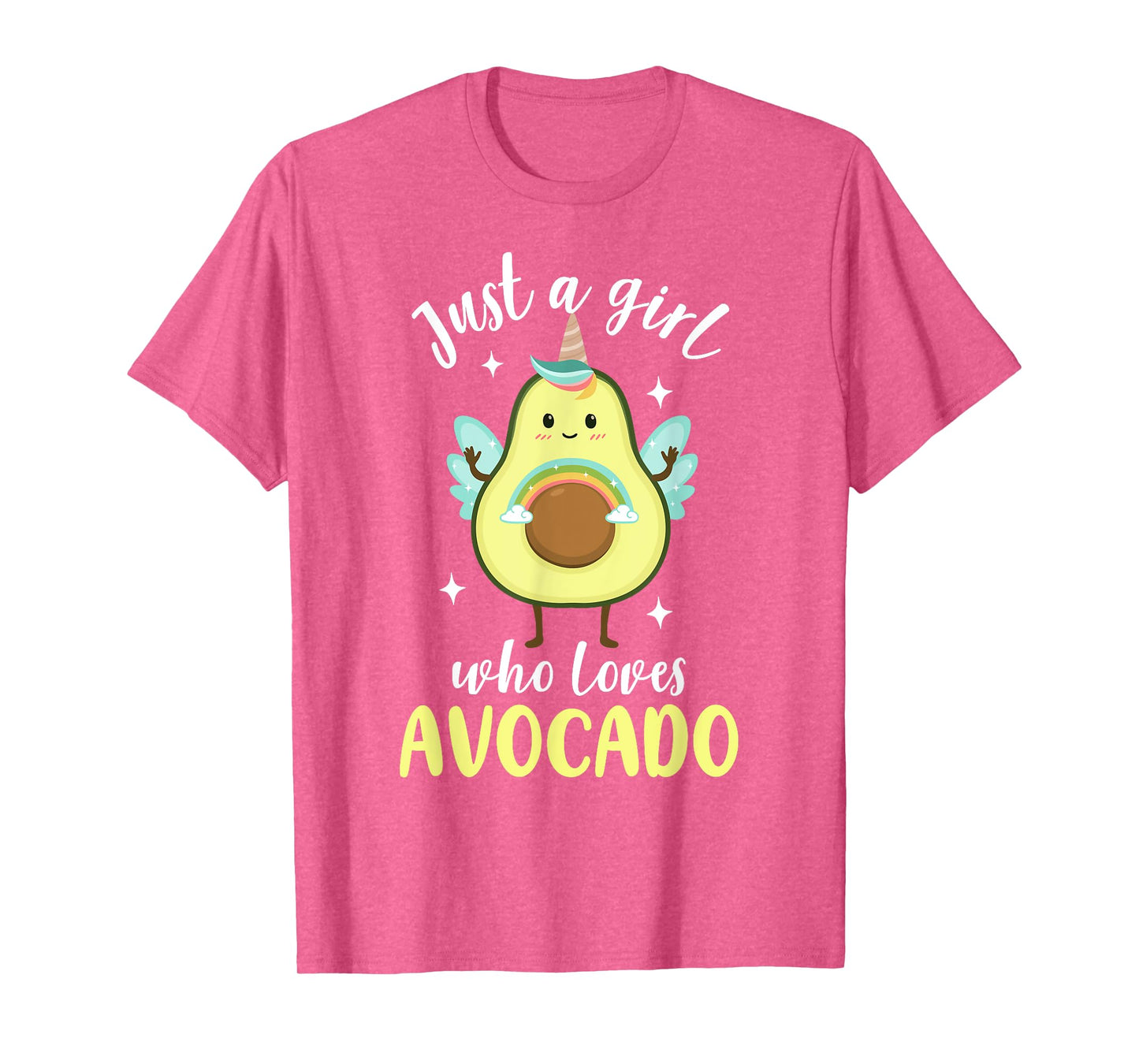 Avocado Shirt Kids Toddler Girl Just A Girl Loves Avocado T-Shirt