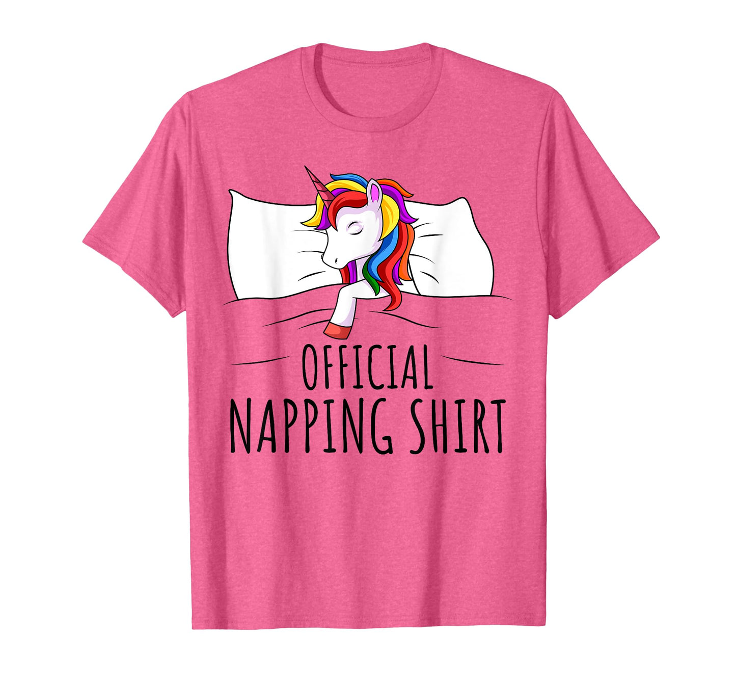 Sleeping Unicorn Girls Women Official Napping T-Shirt