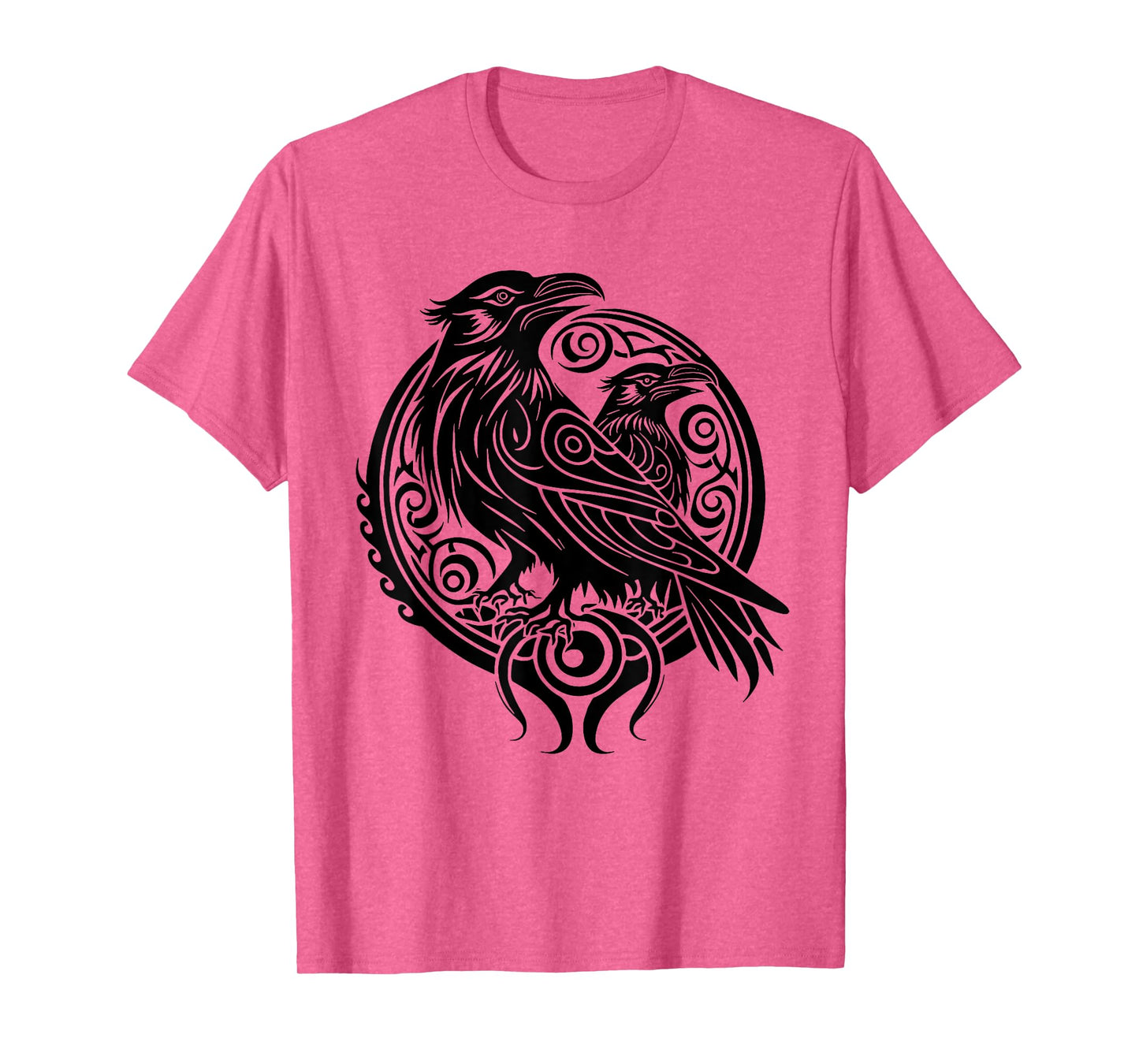 Odins Raven Norse Mythology Viking Birds Celtic Knots Asgard T-Shirt