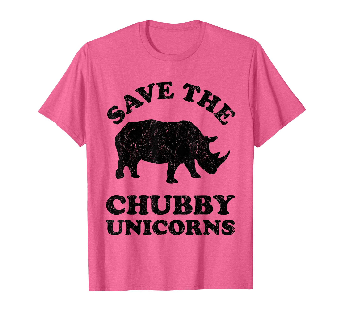 Save The Chubby Unicorns Rhino Funny Animal Rights Activists T-Shirt