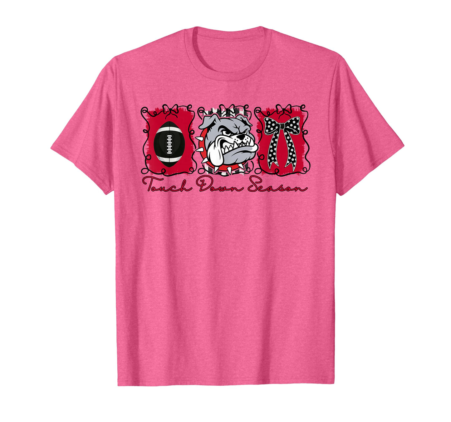 Bulldogs Football Game Day School Mascot Team Spirit T-Shirt