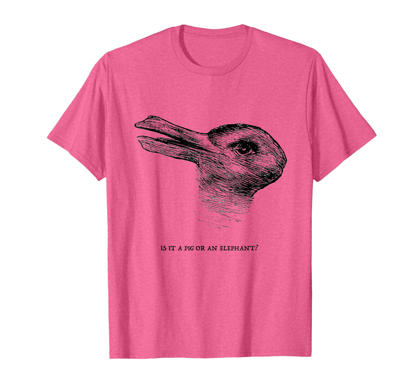 Optical illusion shirt: duck rabbit shirt